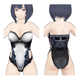 Vroid用 サイバーボディスーツ＋プロテクター２