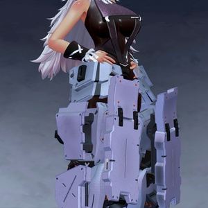 【3Dモデル】脚部パーツ/武器セット01 缩略图 7