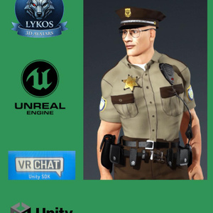 💎🔥 Sheriff Mason Crowe — Texas Law Edition ⭐🤠  🎮 (Unreal Engine | Unity | VRChat)