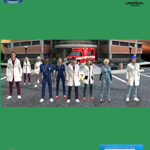 🏥💎 LYKOS MEDICAL ELITE TEAM Luxury Hospital Avatars Pack — Premium Edition  🎮 Unreal Engine | Unity | VRChat