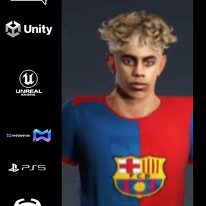 ⚽🔥 Leo Varela — Pro Footballer 3D Character (Game Ready Avatar)  Leo Varela is a dynamic football player designed for modern real-time experiences.