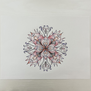 【大人の塗り絵】曼荼羅アート線画素材 vol.1（PDF付き）