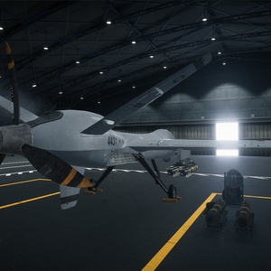 【Unity向け3D Model】無人航空機/UAV 格納庫付き アニメーション付き 缩略图 7