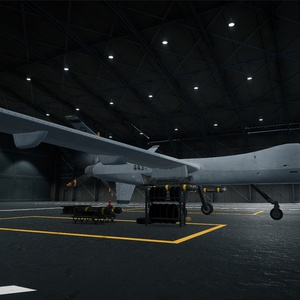 【Unity向け3D Model】無人航空機/UAV 格納庫付き アニメーション付き 缩略图 6