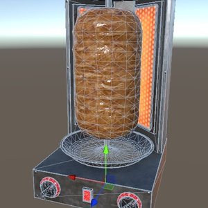 【Unity向け3D Model】ケバブ焼くやつ 缩略图 3