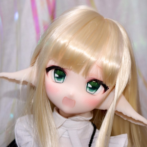 ドールアイ ジト目オレンジ カボションアイ オーバル 正し 楕円