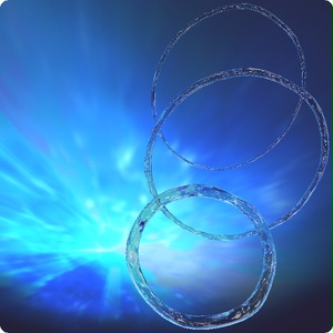 【VRChatアバターギミック】電子の海のバブルリング【Contacts】
