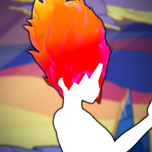 🔥Color Shifting, Rigged, Flame Hair🔥