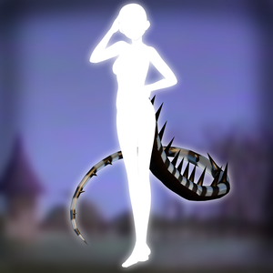 Nightmare Tail Rigged (Tim Burton inspired)
