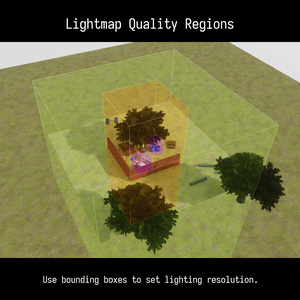 Lightmap Quality Regions