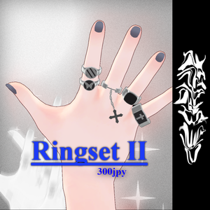 【VRChat向け】 ringset_2 