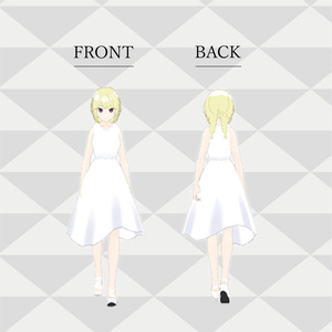 茉莉 / Mari【VRChatアバター想定3Dモデル】 缩略图 2