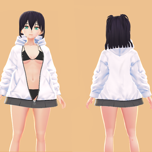 【VRoid】Open Hoodie