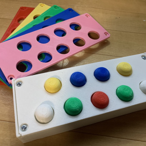 【オーダーメイド限定・pop'n music用】3Dプリンター製ミニコントローラー