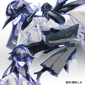 【立ち絵素材】烏さん
