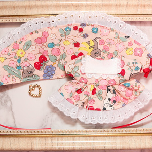 ぬいぐるみ 10cm ぬい服 ピンク メイド服 - jina's closet 𓂃