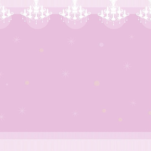 【背景素材】シャンデリア（４カラー）