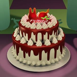 ジビエーズのクリスマスケーキケーキ2022