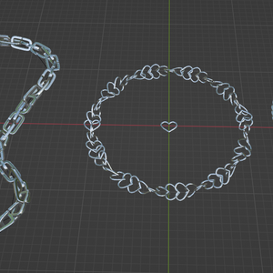 Chain Generator (Blender Geometry Nodes)