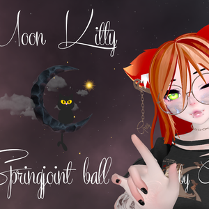 Moon Kitty Springjoint Ball
