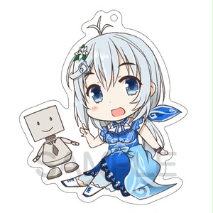 【非公式】2歳新衣装シロちゃん アクリルキーホルダー