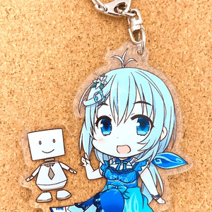 【非公式】2歳新衣装シロちゃん アクリルキーホルダー