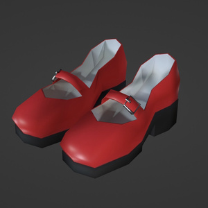 【お試し版】チャンキーヒール 赤/chunky_heel RED【無料版あり】