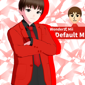 【Wonder式mii MMD モデル】Default M