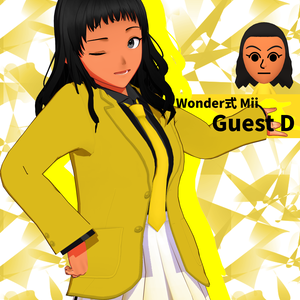 【Wonder式mii MMD モデル】Guest D