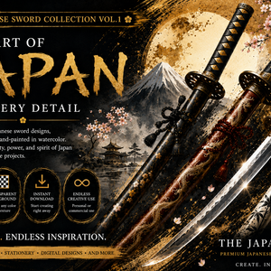 日本刀クリップアート50点｜Japanese Sword PNG Clipart Collectio