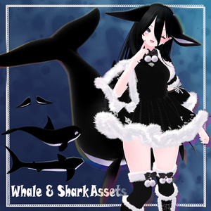 Whale and Shark Assets [[ クジラとサメ ]] |Physbone|