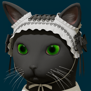 黒猫メイド　モカ