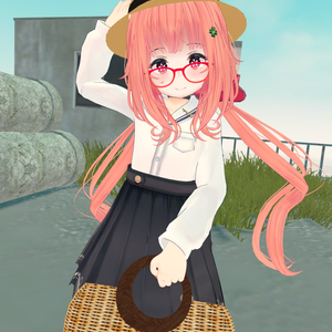 VRChat想定 麦わら帽子