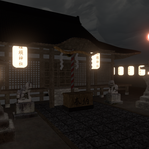 VRChat想定 石灯籠