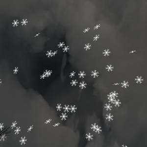 VRChat想定 雪結晶パーティクル