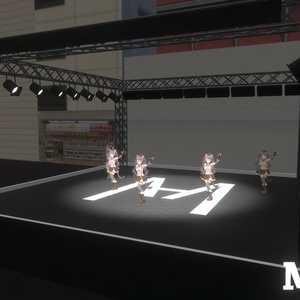 VRChat想定 ダンスギミック(ステージ付き) 缩略图 4