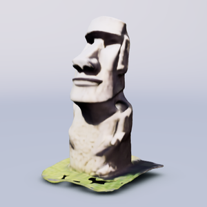 (fbx) モアイ像