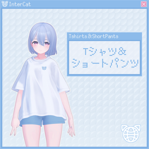 【7アバター対応】Tシャツ&ショートパンツ (Tshirts & ShortPants)