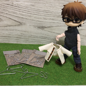 〈Yuuuuuu様オーダー専用〉ドール用クローゼット♡ ドール用ハンガー（3個＋S字1個入り） - 0304 BOOTH STORE - BOOTH