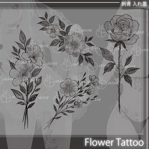 ⚡️⚡️Flower Tattoo 2 入れ墨⚡️⚡️ 缩略图 5