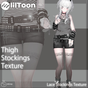 【liltoon】 レースのストッキング Lace Stockings Texture 缩略图 6