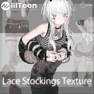 【liltoon】 レースのストッキング Lace Stockings Texture 缩略图 2