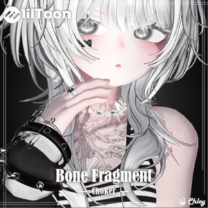 Bone Fragment Choker 3Dアクセサリー [VRChat] 缩略图 4
