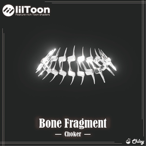 Bone Fragment Choker 3Dアクセサリー [VRChat] 缩略图 6