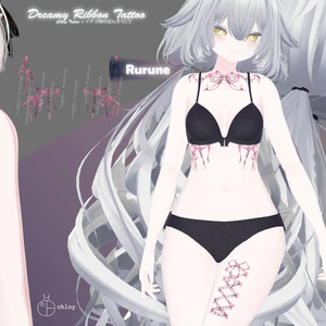 対応モデル Dreamy Ribbon Tattoo 入れ墨 缩略图 4