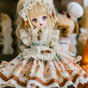 カカ星球】ドール服 ハート付きメイド服セット YOSD MDD MSD - kakaplanet-doll - BOOTH