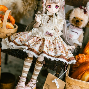 カカ星球】ドール服 ハート付きメイド服セット YOSD MDD MSD - kakaplanet-doll - BOOTH