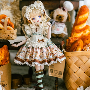 カカ星球】ドール服 ハート付きメイド服セット YOSD MDD MSD - kakaplanet-doll - BOOTH