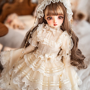 1/4ドールヘッド imomodoll MIKO カスタムヘッド セミホワイト肌＋