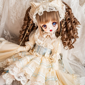 1/4ドールヘッド imomodoll MIKO カスタムヘッド セミホワイト肌＋